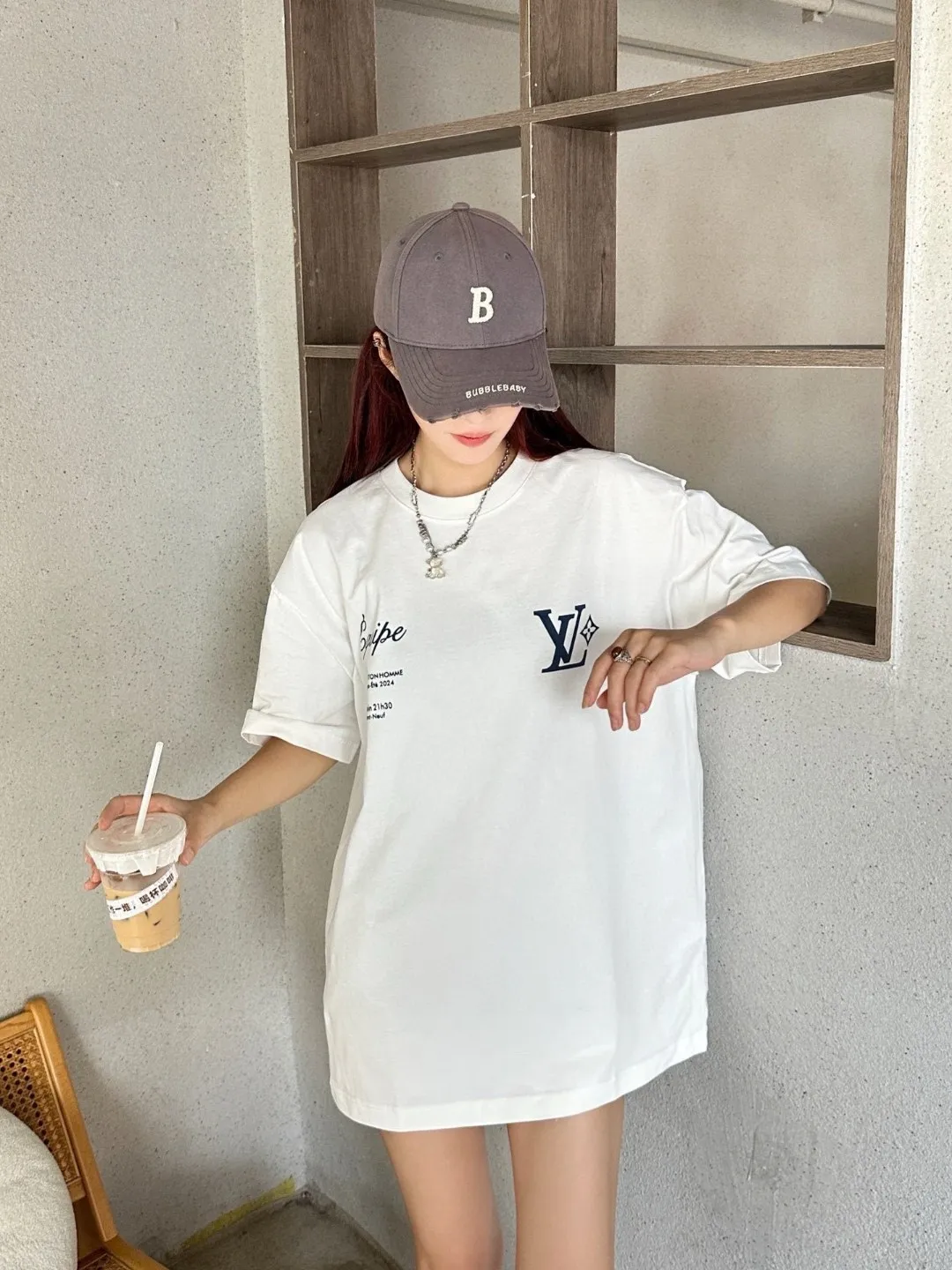 Louis Vuitton/Louis Vuitton Fei Dong’s first show limited printed short-sleeves